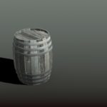 Wood Rum Barrel in 3D, a CG Blender Rendered Vat