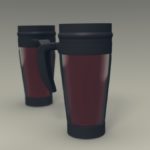 Mugs in 3D, a CG Blender Rendered Containers