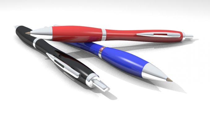 Pens in 3D, a CG Blender Rendered Tools