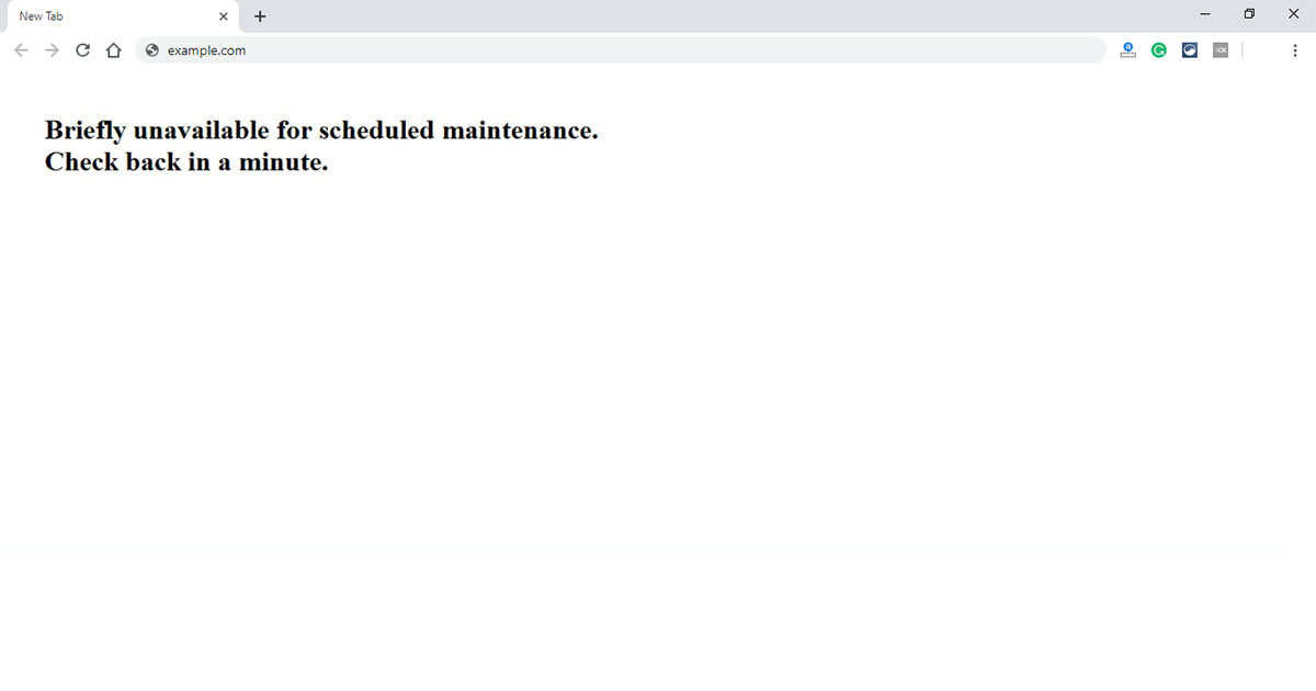 WordPress Briefly Unavailable