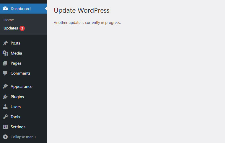 Fix 'Another Update is Currently in Progress' Error in WordPress